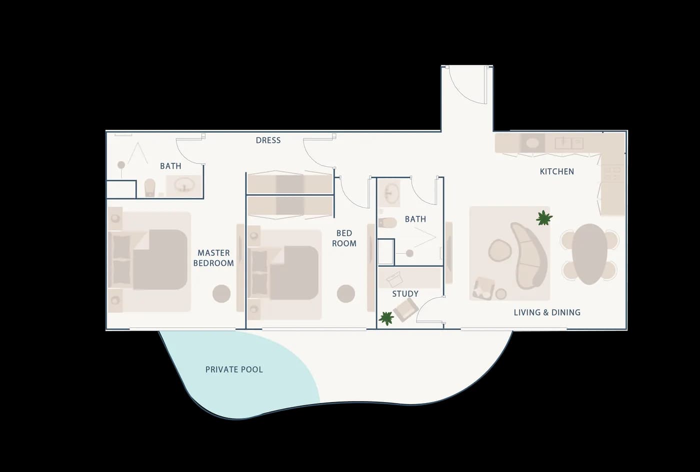 2nd Floor-02 — Beach Walk Residence
